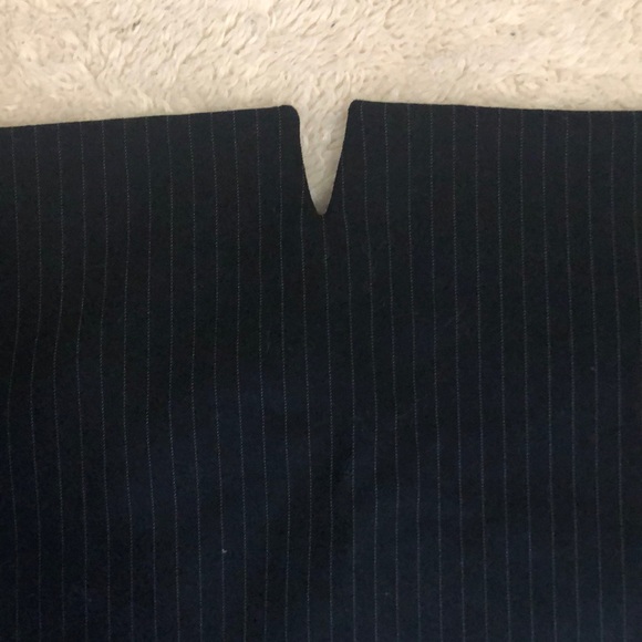 Pinstripe Pencil Skirt - Picture 2 of 3